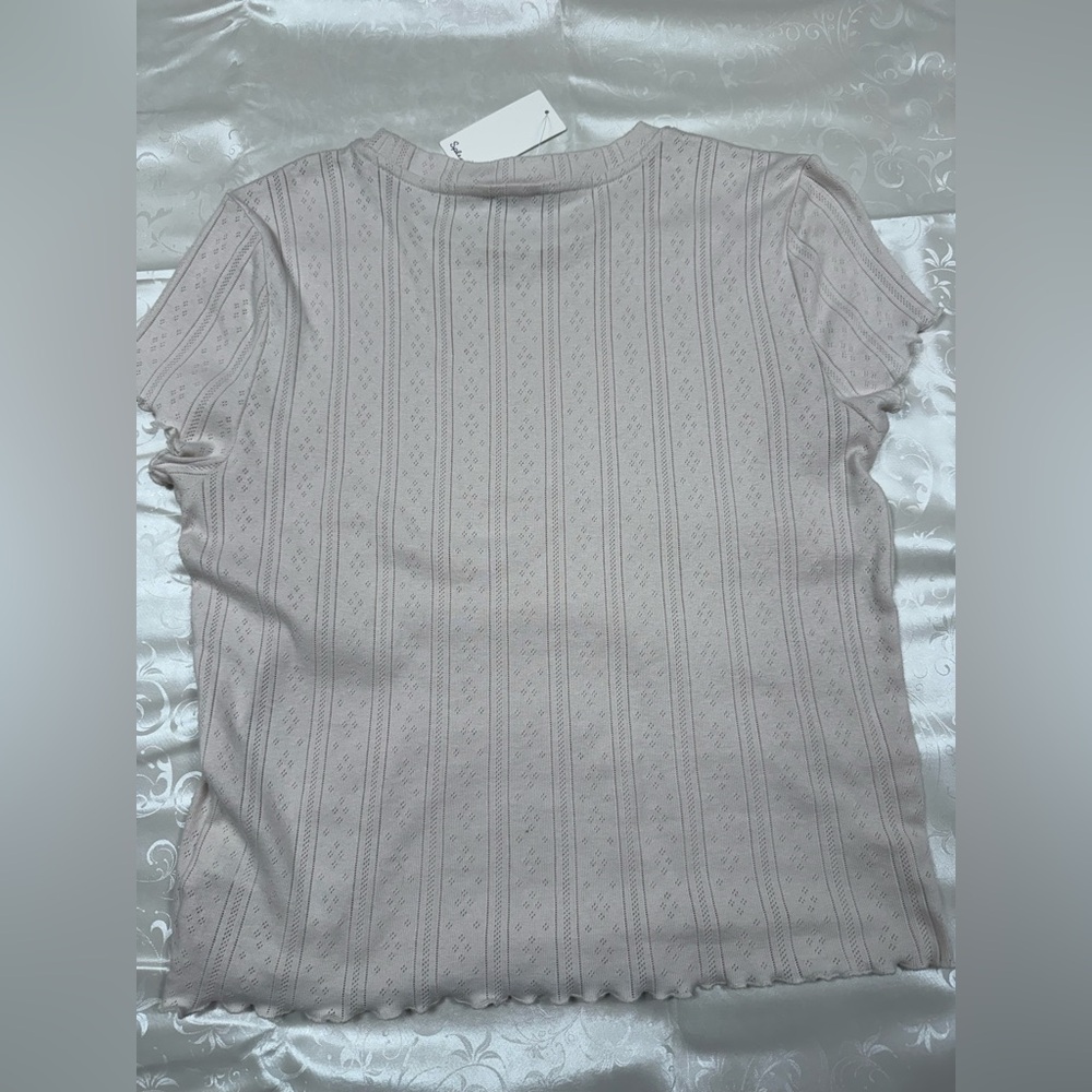 Splendid Ivory Knit Top NEW with TAG